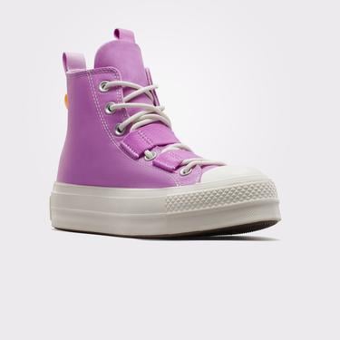  Converse Chuck Taylor All Star Lift Kadın Lila Platform Sneaker