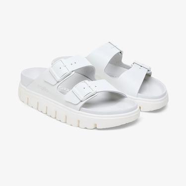  Birkenstock Arizona Chunky Kadın Beyaz Terlik
