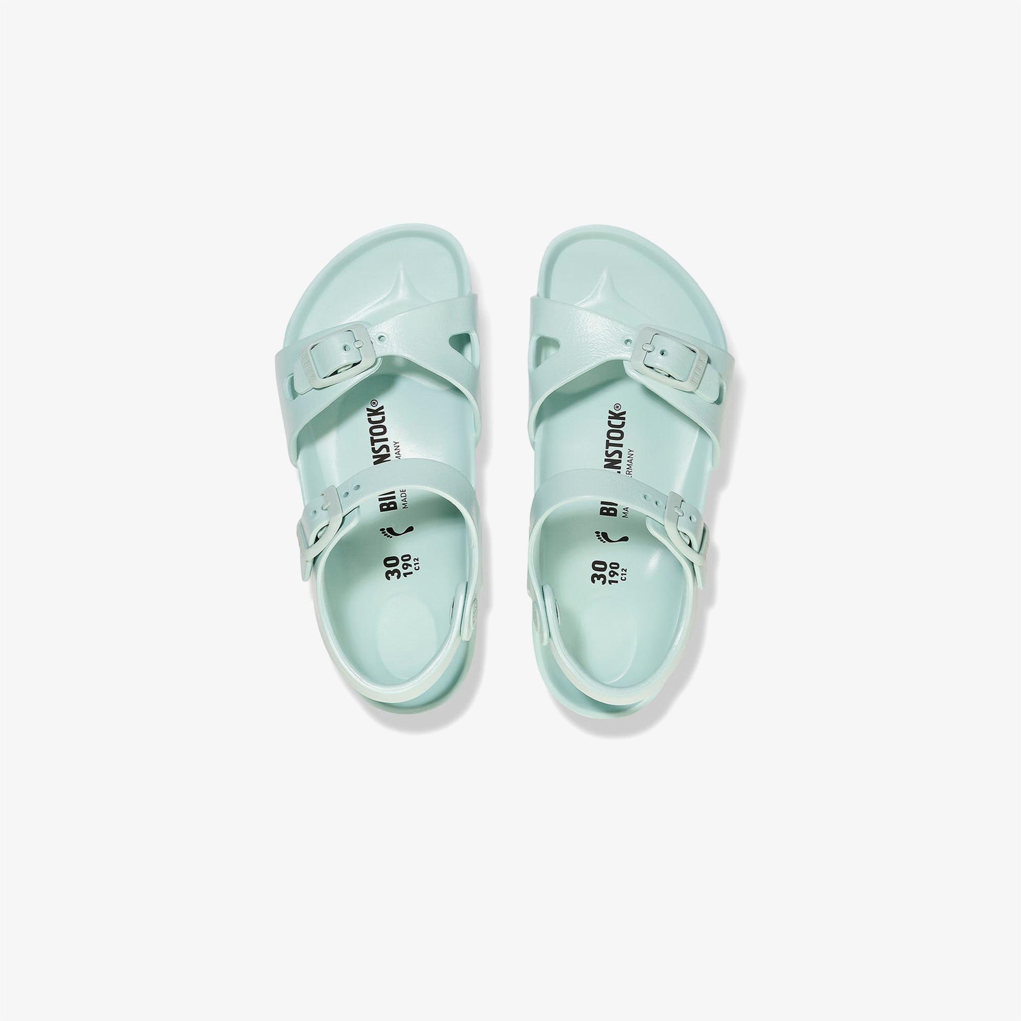 Birkenstock Rio Kids Bebek Yeşil Sandalet