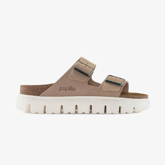  Birkenstock Arizona Chunky Kadın Bej Terlik