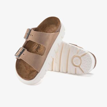  Birkenstock Arizona Chunky Kadın Bej Terlik