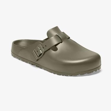  Birkenstock Boston Eva Erkek Yeşil Kapalı Terlik