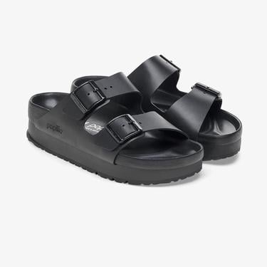  Birkenstock Arizona Platform Flex Kadın Siyah Terlik