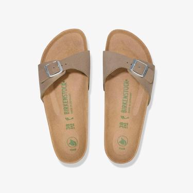  Birkenstock Madrid Bf Earthy Vegan Kadın Gri Terlik