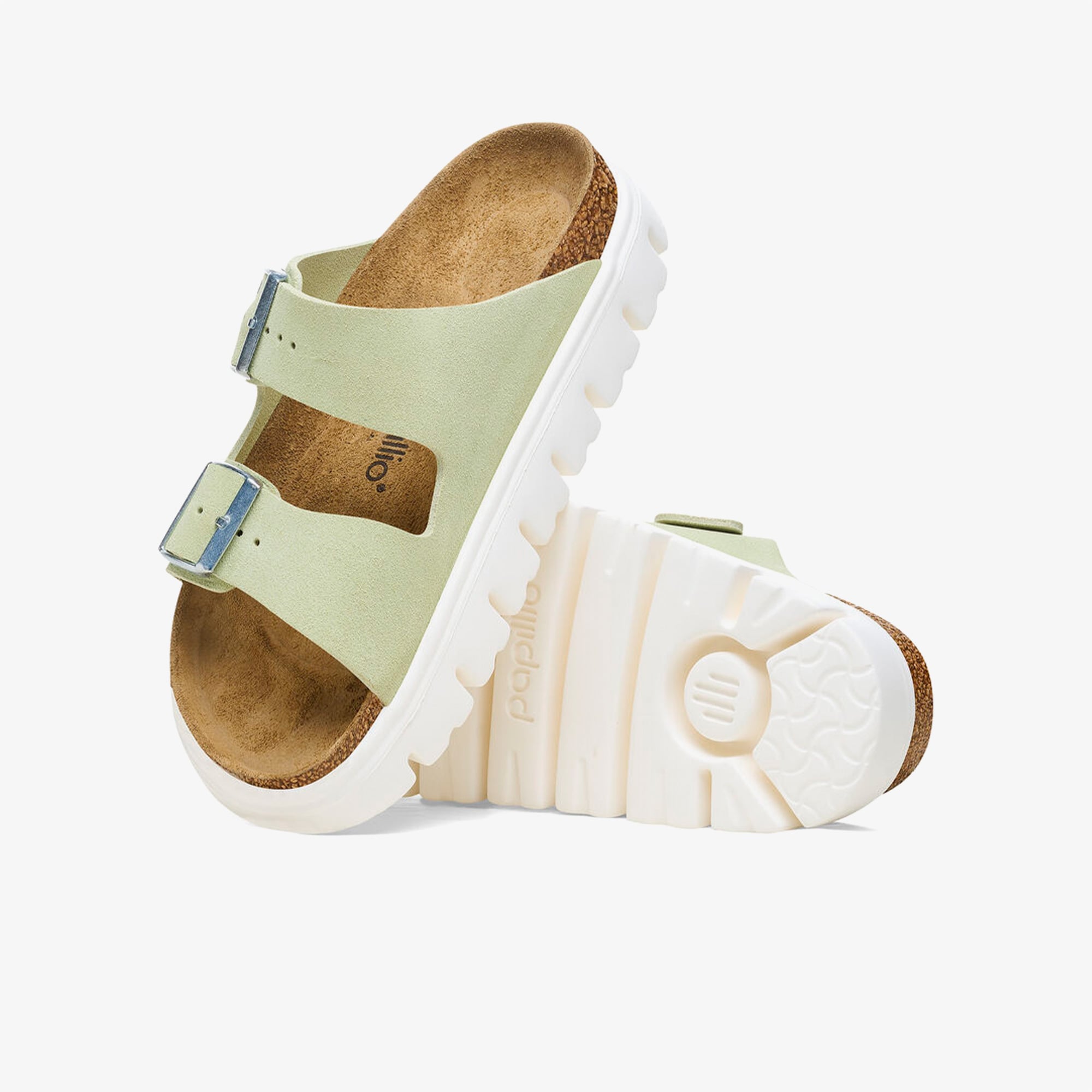 Birkenstock Birkenstock Arizona Chunky Kadın Yeşil Terlik Sandalet & Terlik | FashFed Yeşil - 6. görsel