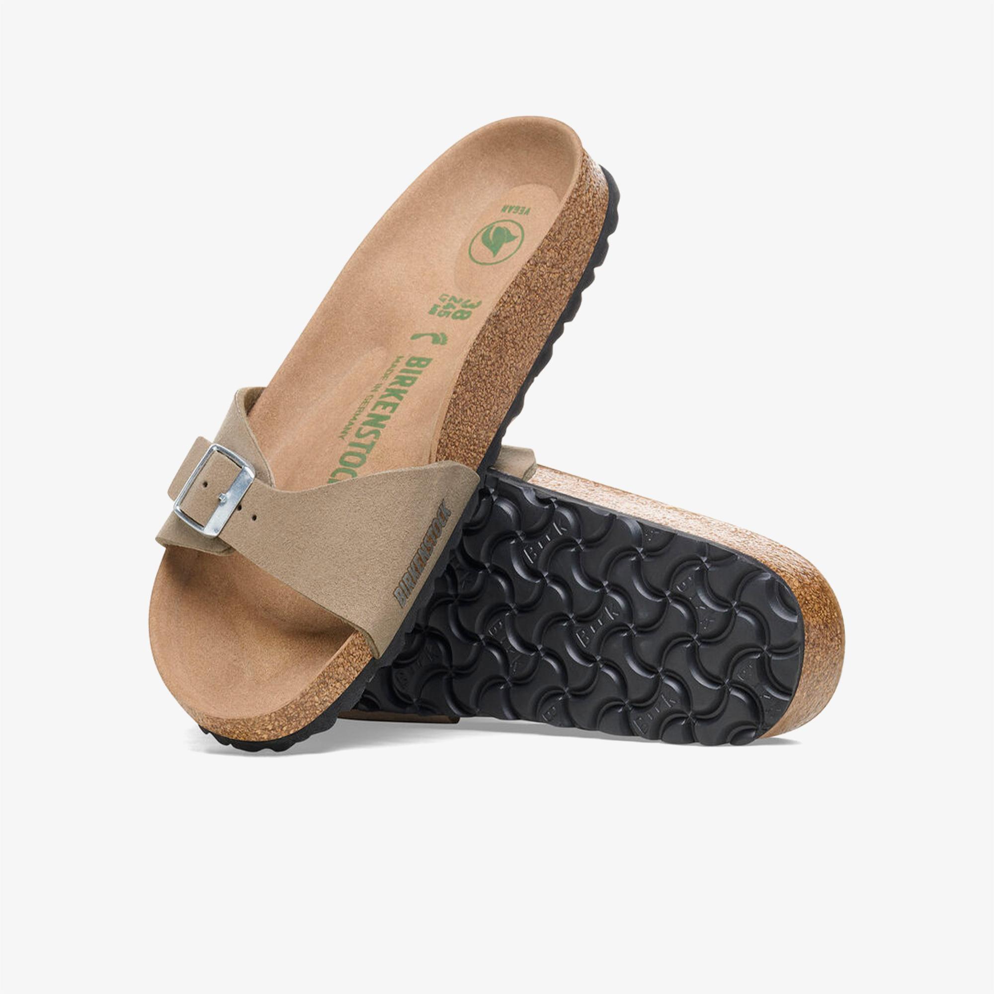 Birkenstock Madrid Bf Earthy Vegan Kadın Gri Terlik