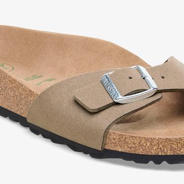  Birkenstock Madrid Bf Earthy Vegan Kadın Gri Terlik