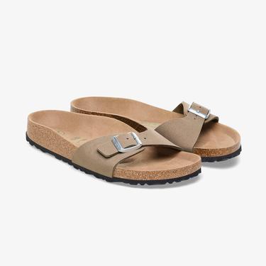  Birkenstock Madrid Bf Earthy Vegan Kadın Gri Terlik