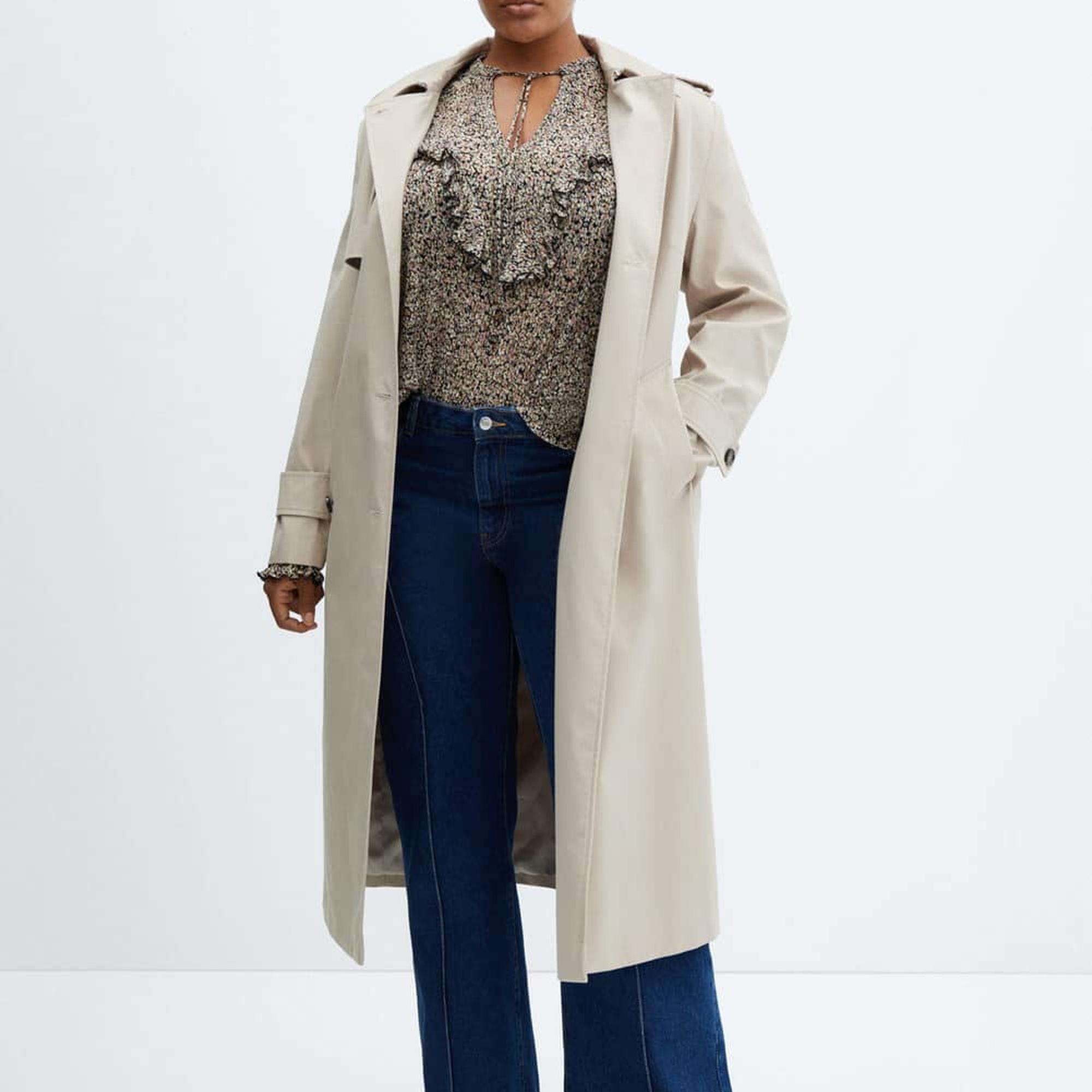 Mango Kadın Fırfırlı Dökümlü Bluz Siyah