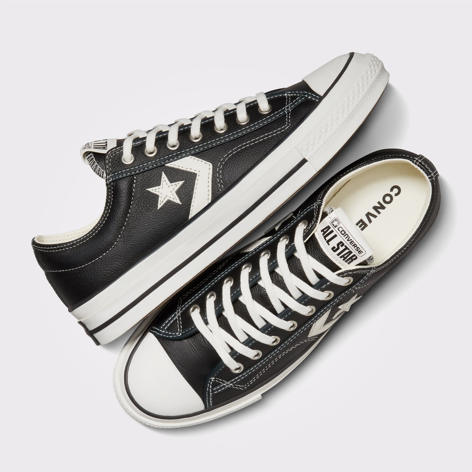 Converse Converse Star Player 76 Fall Leather Unisex Siyah Sneaker FashFed'de! Siyah - 6. görsel