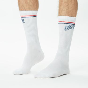  Converse Chuck Taylor Erkek 2'li Beyaz Uzun Çorap