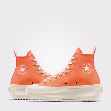  Converse Run Star Hike Unisex Turuncu Platform Sneaker