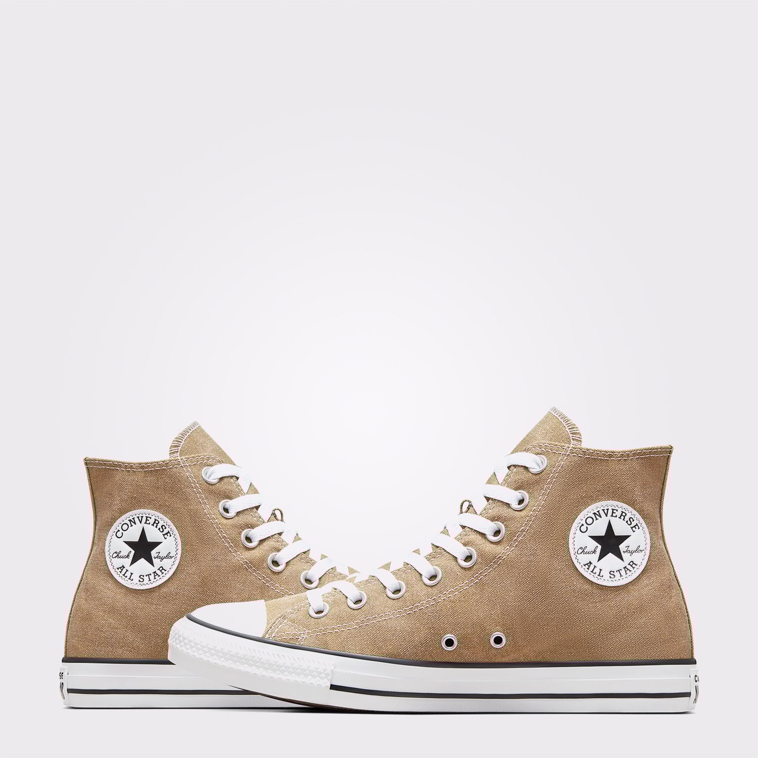Converse Converse Kahverengi Chuck Taylor All Star Unisex Bej Sneaker | FashFed Kahverengi - 6. görsel