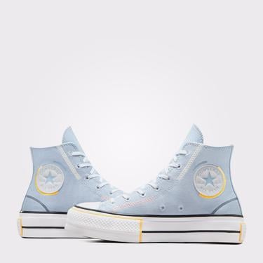  Converse Chuck Taylor All Star Lift Unisex Mavi Platform Sneaker