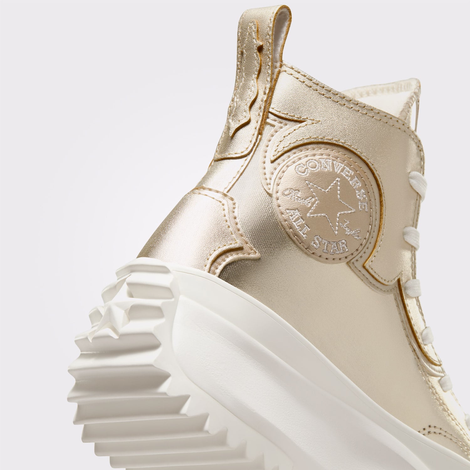 Converse Converse Sarı Run Star Hike Unisex Altın Platform Sneaker | FashFed Sarı - 7. görsel