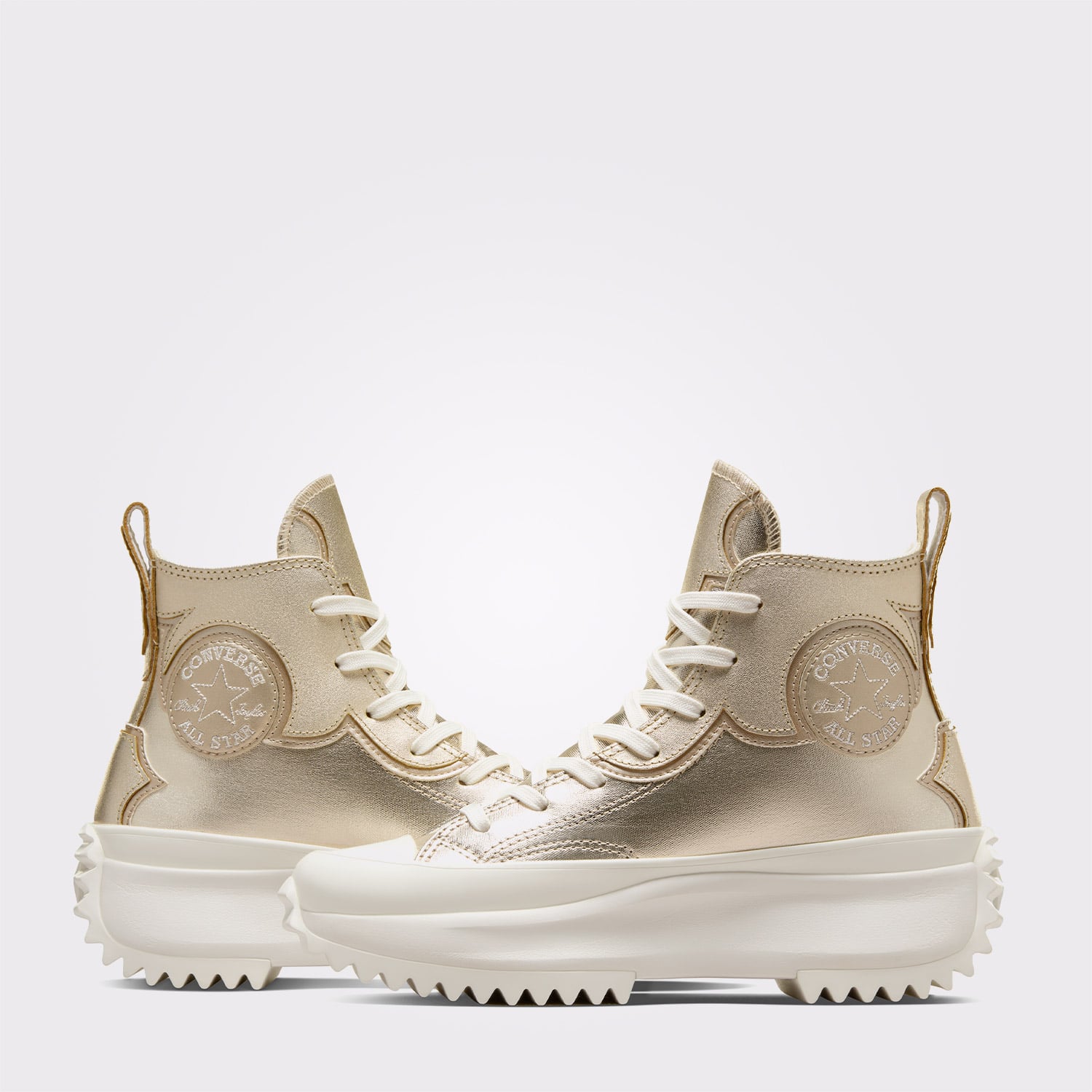 Converse Converse Sarı Run Star Hike Unisex Altın Platform Sneaker | FashFed Sarı - 5. görsel