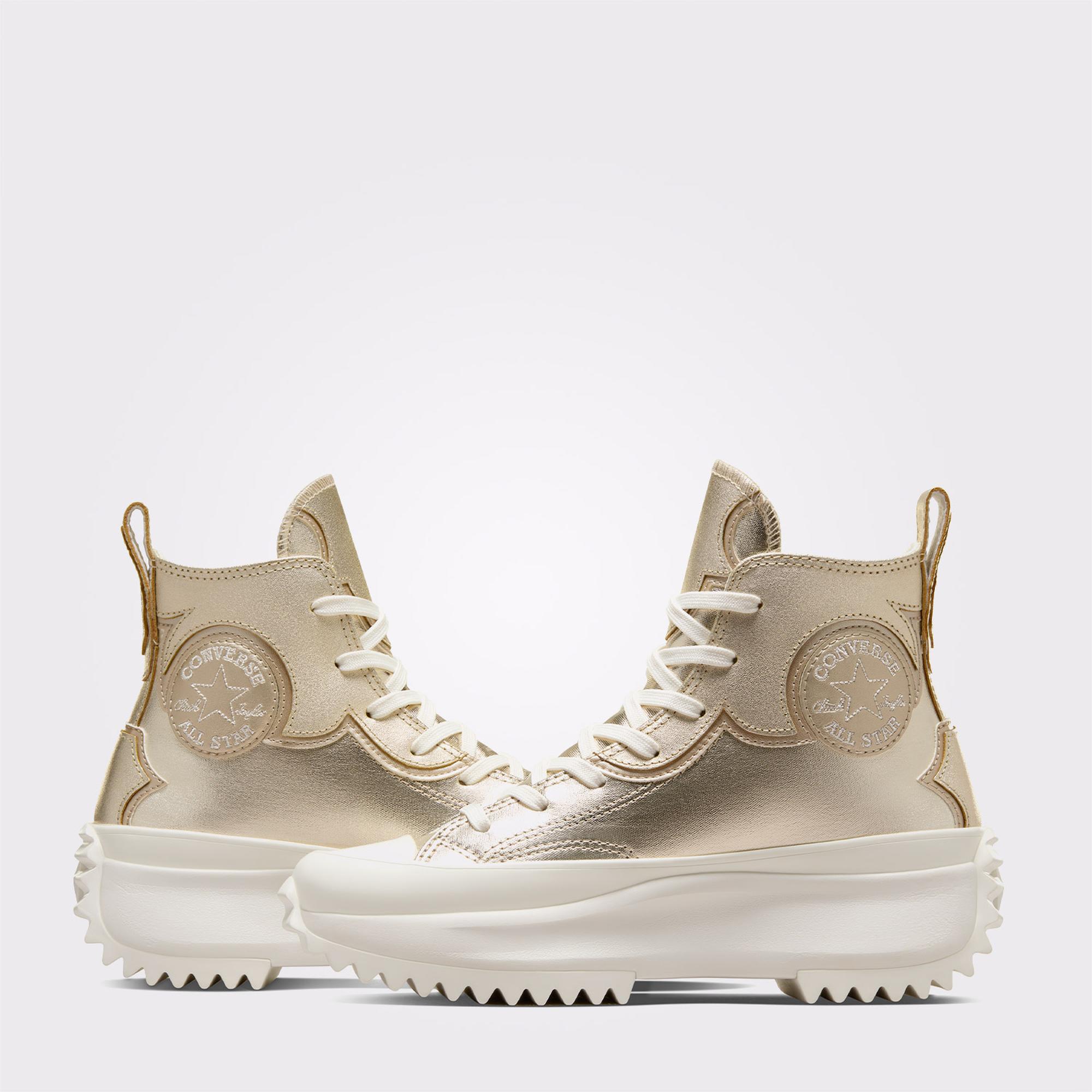 Converse Run Star Hike Unisex Altın Platform Sneaker