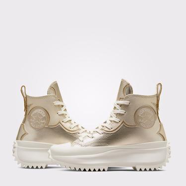  Converse Run Star Hike Unisex Altın Platform Sneaker
