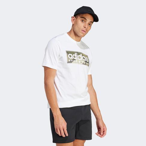  adidas Camo G T 2 Erkek Beyaz Günlük T-Shirt