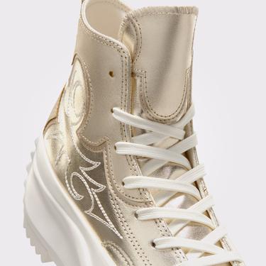  Converse Run Star Hike Unisex Altın Platform Sneaker