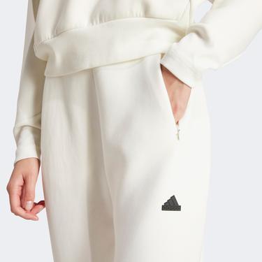  adidas Z.N.E. Kadın Beyaz Eşofman Altı