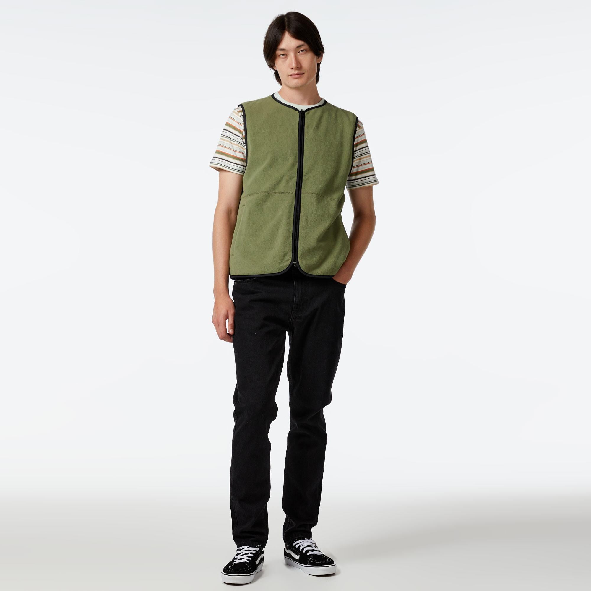 Vans Rosewood Reversible Vest Erkek Yeşil Ceket