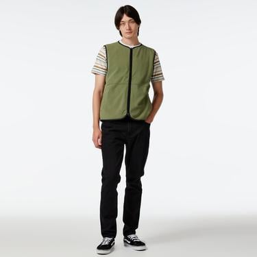  Vans Rosewood Reversible Vest Erkek Yeşil Ceket