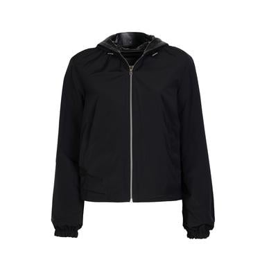  Alette Siyah Kadın Çift Taraflı Bomber Deri Ceket