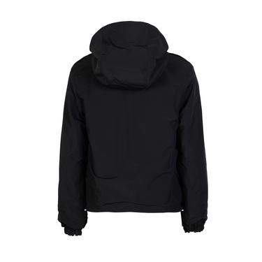  Alette Siyah Kadın Çift Taraflı Bomber Deri Ceket