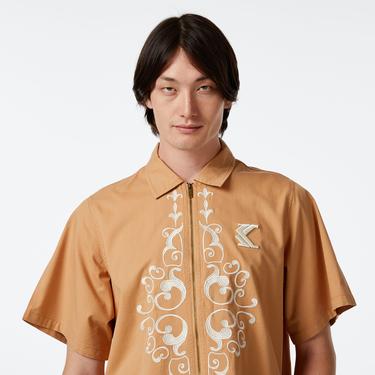  Karl Kani Og Ornament Woven Erkek Bej T-Shirt