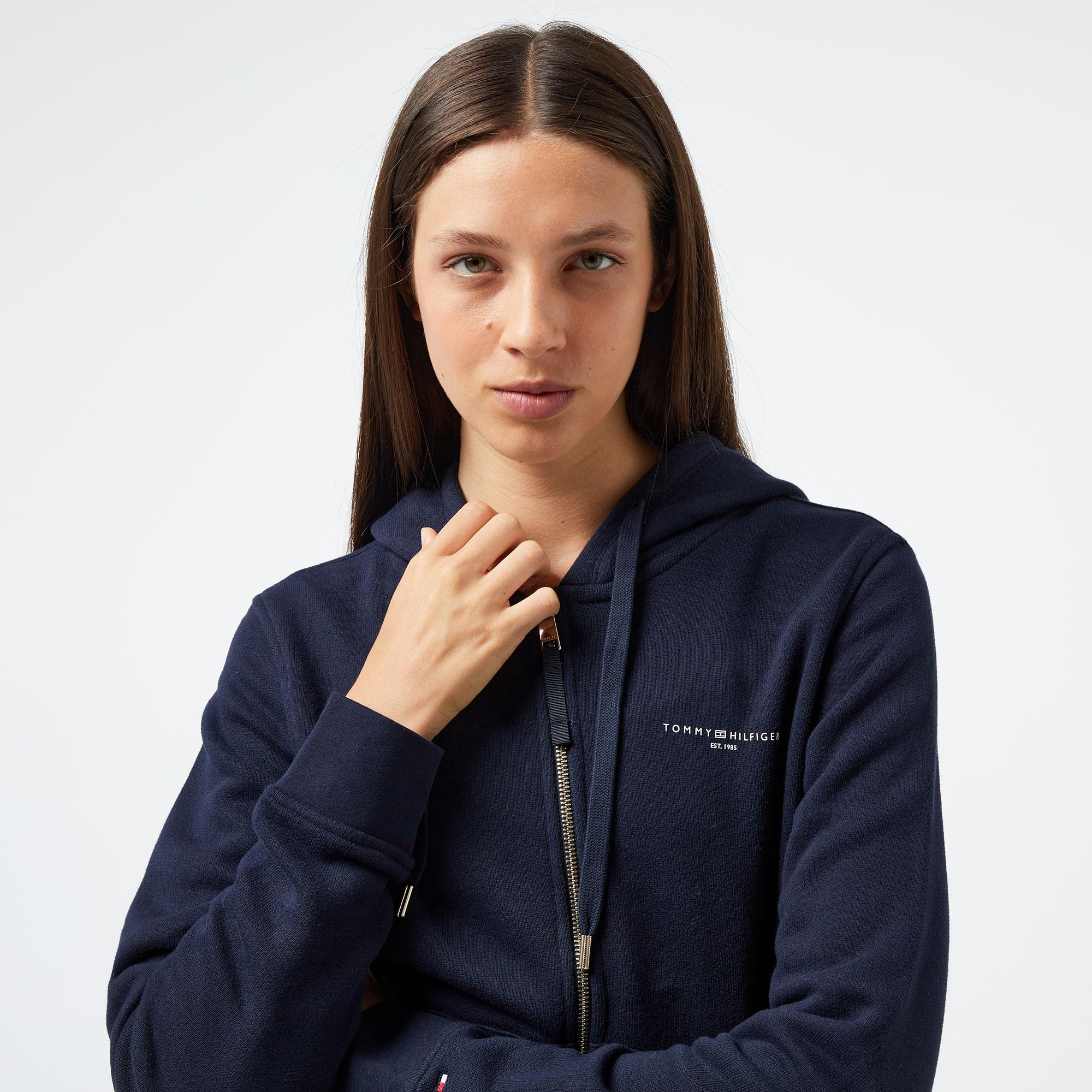 Tommy Hilfiger Kadın Lacivert Hoodie