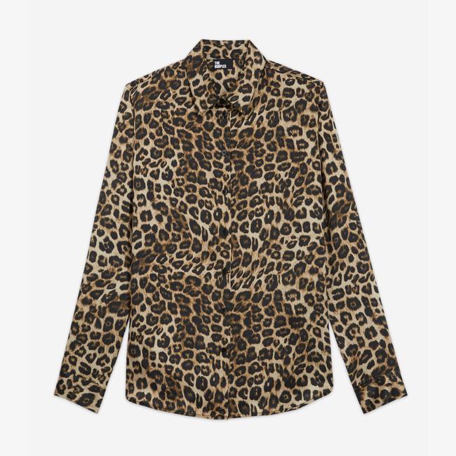  The Kooples Kadın Leopar Gömlek