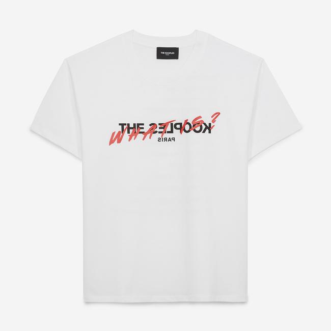  The Kooples Kadın Beyaz T-Shirt