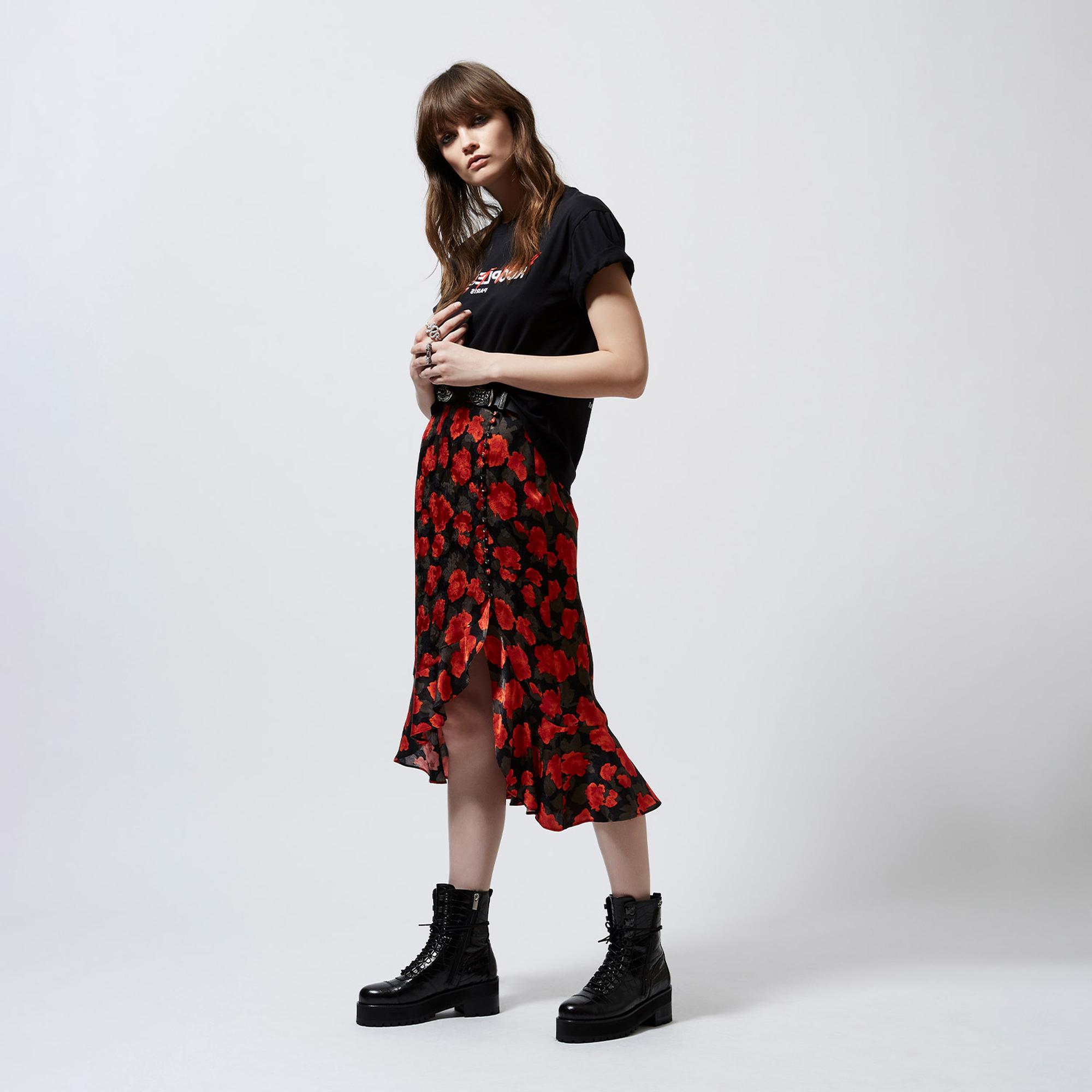 The Kooples Kadın Siyah T-Shirt