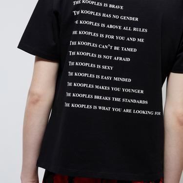  The Kooples Kadın Siyah T-Shirt