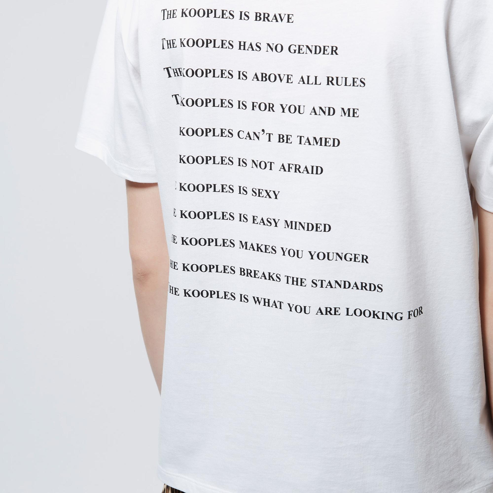 The Kooples Kadın Beyaz T-Shirt