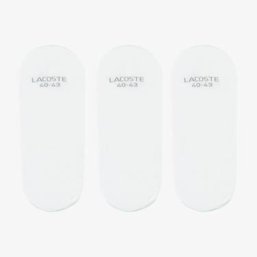  Lacoste Unisex 3'lü Beyaz Çorap