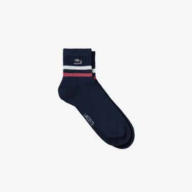  Lacoste Unisex Lacivert Çorap