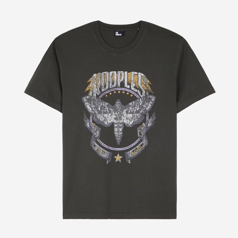  ERKEK BASKILI GRİ T-SHIRT