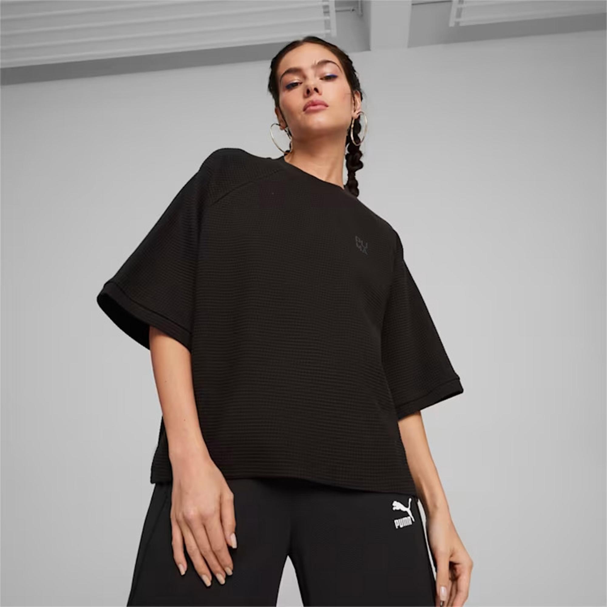 Puma infuse Relaxed Kadın Siyah T-Shirt