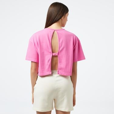  UNITED4 Essentials Kadın Pembe Crop
