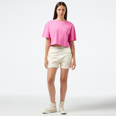  UNITED4 Essentials Kadın Pembe Crop