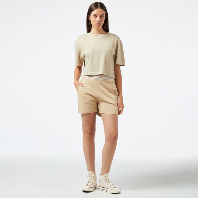  UNITED4 Kadın Bej Şort