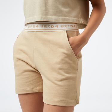  UNITED4 Kadın Bej Şort