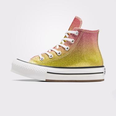 Converse Chuck Taylor All Star EVA Lift Platform Çocuk Renkli Platform Sneaker