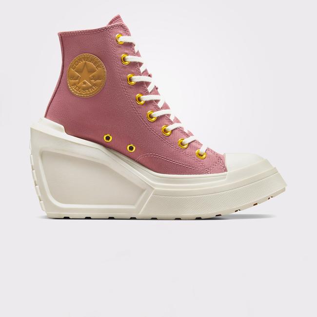  Converse Chuck 70 De Luxe Wedge Kadın Pembe Platform Sneaker