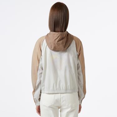  Converse Kadın Renk Bloklu Kahverengi Rüzgarlık