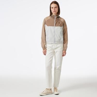  Converse Kadın Renk Bloklu Kahverengi Rüzgarlık