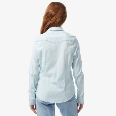  Guess Kadın Mavi Gömlek