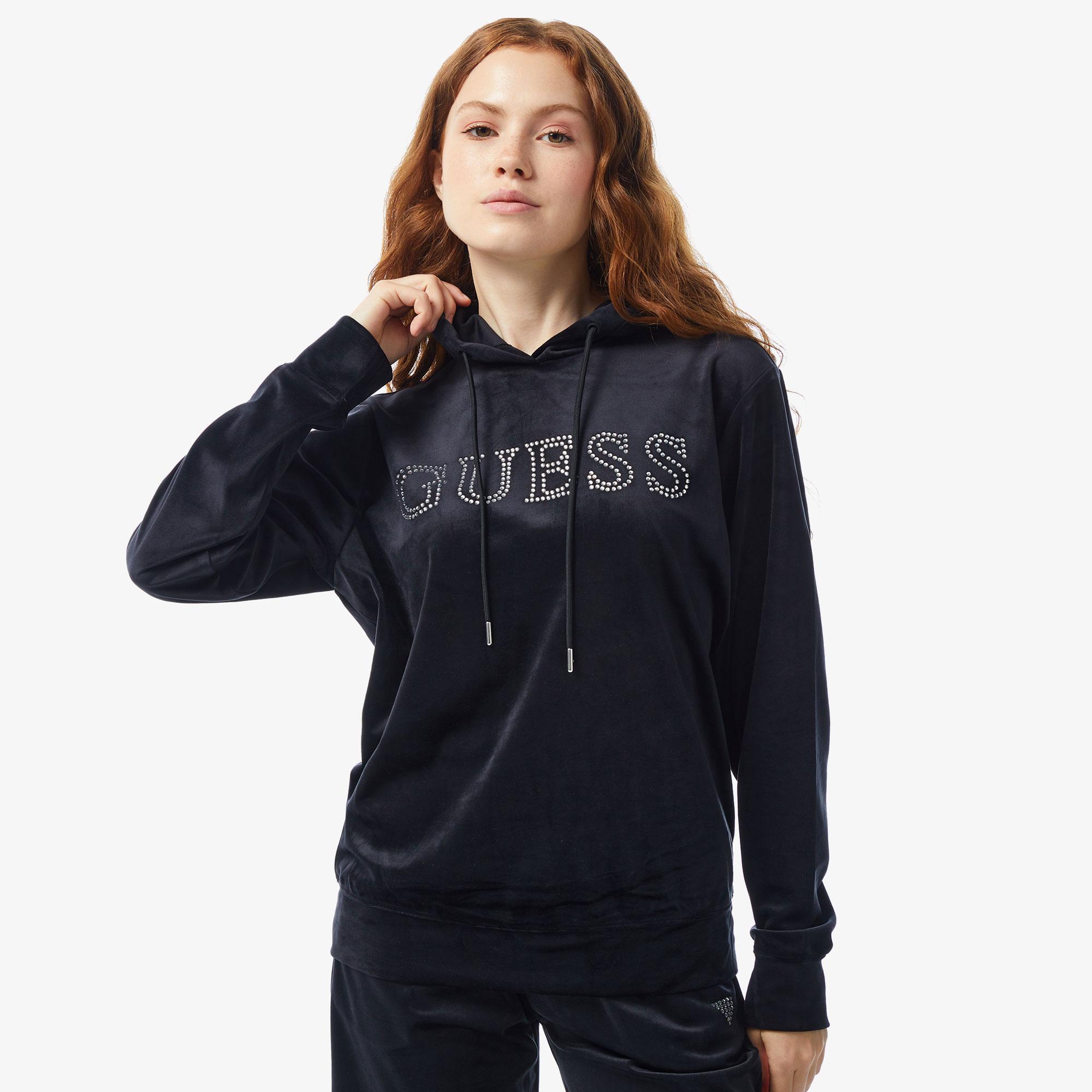 Guess Kadın Siyah Sweatshirt
